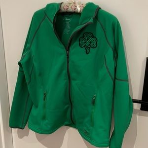 Womens preowned llbean fleece style jacket xlpetite